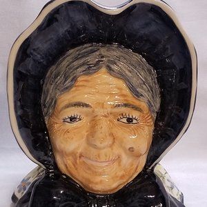 Vintage Cash Family Pottery Large Pioneer Woman Pitcher